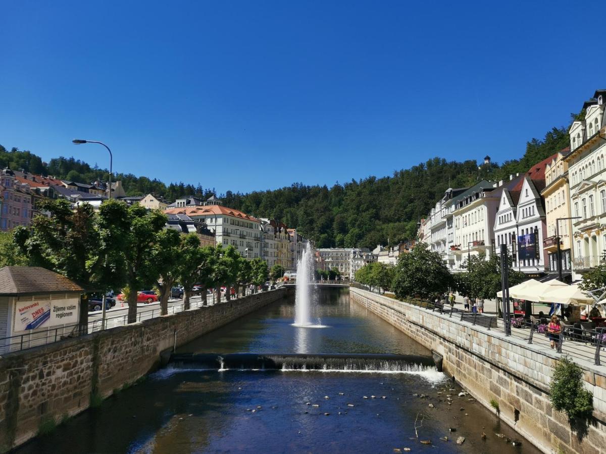 Appartamento Ubytovani Ester - Utulny Byt V Lazenskem Centru Karlovych Varu Se Zahradkou Karlovy Vary Esterno foto